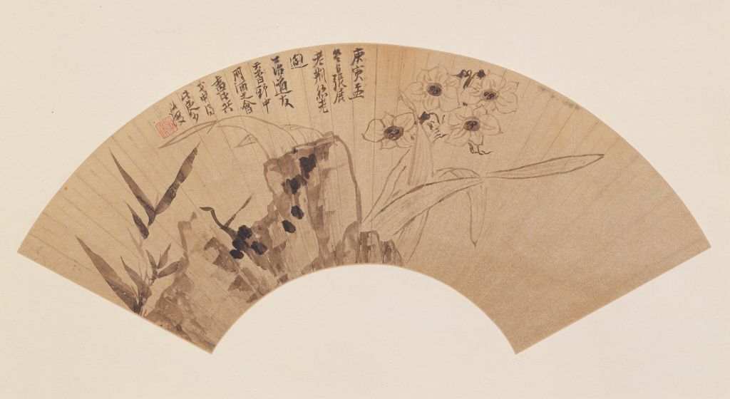 余文本  竹石圖 Kyoto National Museum KNM Collection Database